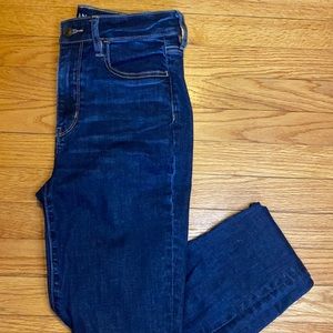 Blue American eagle 8 regular skinny jeggings